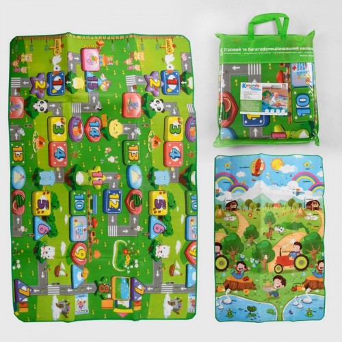 Коврик двусторонний EVA 180х120 см (C 44755)