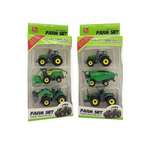Набор тракторов, металлопластик (SQ 82013-2 K) 2 вида