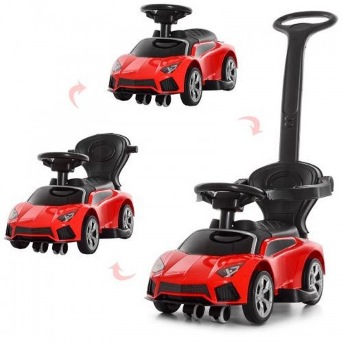 Каталка-толокар Bambi 2в1 (M 4070) с родительской ручкой