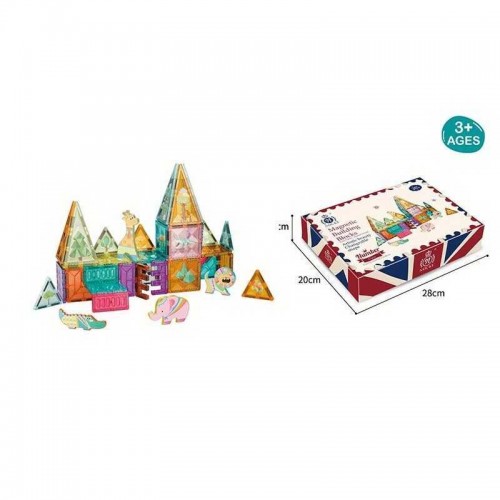 Конструктор AH 054 (16) "Зоопарк", магнитный, животные, 42 детали Конструктор AH 054 (16) "Зоопарк", магнитный, животные, 42 детали