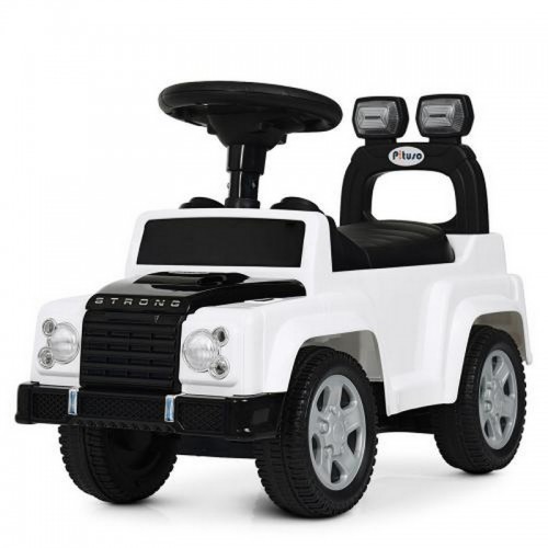 Каталка-толокар Bambi Белая (HZ634-1) со свето-звуковыми эффектами