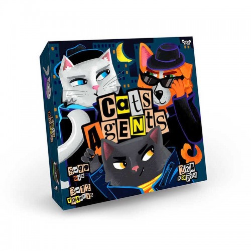 Развлекательная игра "CATS AGENTS" Danko Toys (G-CA-01-01U) укр.