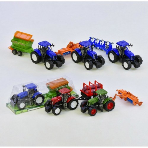 Трактор с прицепом (4066-6066-8066-9066) инерционный