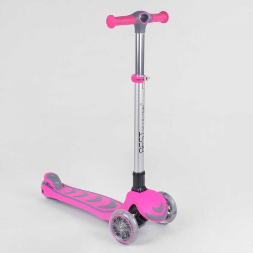 Самокат трехколесный Best Scooter (57795) со светящимися колесами