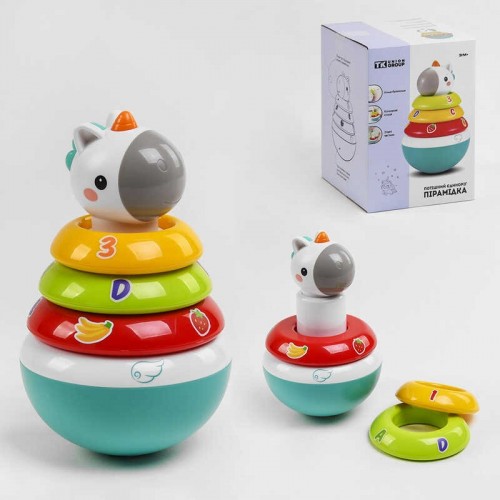 Неваляшка-пирамидка "Единорожка" TK Group (ТК 3136) Неваляшка-пирамидка "Единорожка" TK Group (ТК 3136)