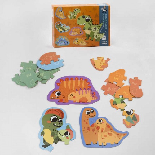 Пазли "Динозаври" (C 48696) 28 деталей Пазли "Динозаври" (C 48696) 28 деталей
