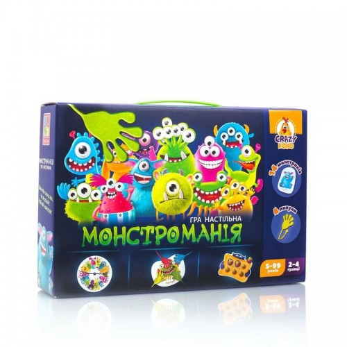 Игра настольная с липучками Монстромания (VT 8044-23 укр)