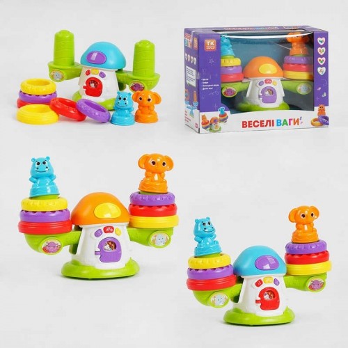 Музыкальная развивающая игрушка "Веселые весы" 81487 (36) "TK Group", УКР ЯЗЫК