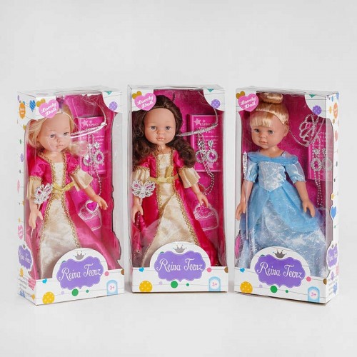 Кукла RT 800 В (24/2) 3 вида, бижутерия, в кор-ке