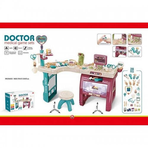 Набор доктора 28 аксессуаров, подсветка, звук, стульчик (660-85)