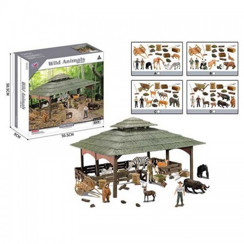 Ферма - 50 деталей, 2 фермера, животные (Q 9899 ZJ104)