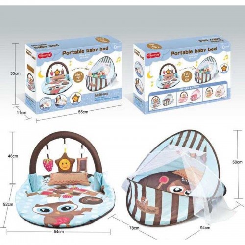 Коврик, погремушки, мелодия (66526)