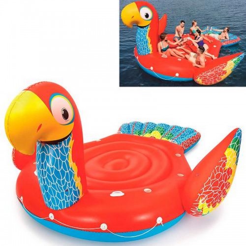 Плотик Bestway Попугай (43227) 6 подстаканников