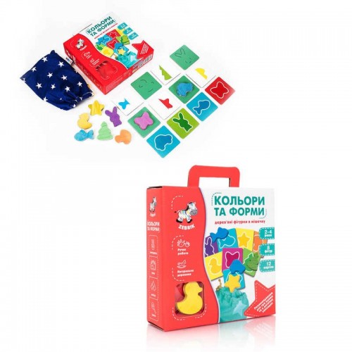 Игра настольная "Фигурки в мешочке. Цвета и формы" Vladi Toys (ZB 2001-01) укр. Игра настольная "Фигурки в мешочке. Цвета и формы" Vladi Toys (ZB 2001-01) укр.