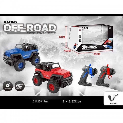 Джип на радиоуправлении - 2 цвета, свет фар, аккум., USB (LH-C 038)