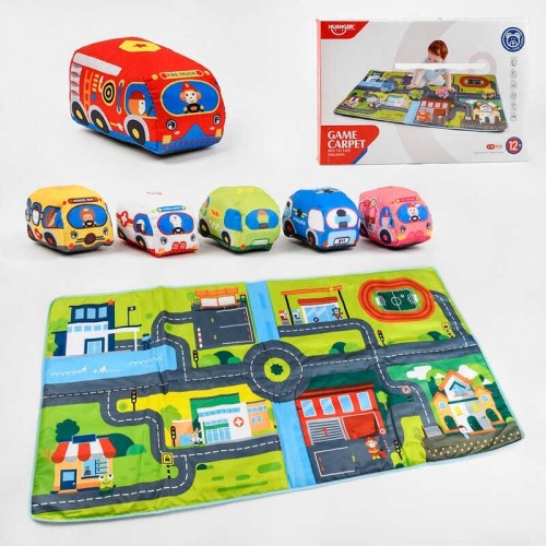 Набор тканевых машин с ковриком (HE 0243) Набор тканевых машин с ковриком (HE 0243)