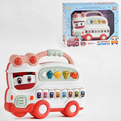 Музыкальный автобус ТK Group украинская озвучка (91780-3) белый