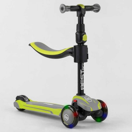 Самокат трехколесный Best Scooter (JS-20815)колеса PU со светом Самокат трехколесный Best Scooter (JS-20815)колеса PU со светом