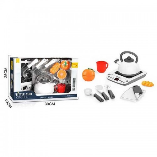 Плитка с посудкой BC 9003 (16/2) 10 элементов, подсветка, звуки, продукты на липучках