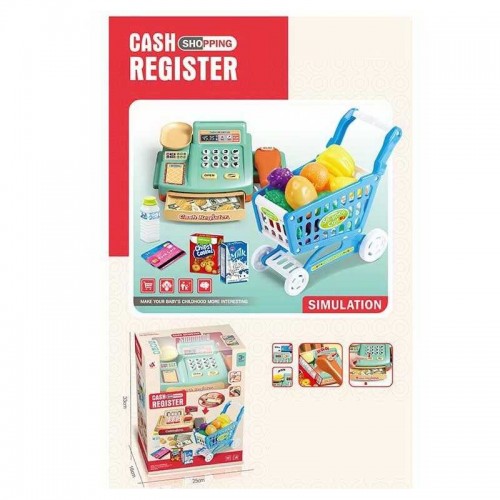 Кассовый аппарат CF 8209 (24/2) звук, говорит англ., сканер, подсветка, продукты