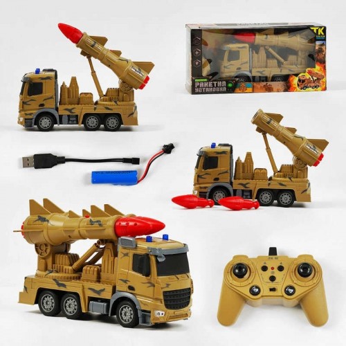 Машина на радиоуправлении TK-266-50 "TK Group", военная техника, звук, стрельба, акум. 3,7V, пульт 2,4GHz