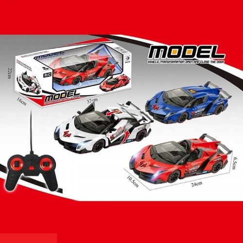 Машина на радиоуправлении RD 579-1 (48) 3 цвета, свет, автоматическое открывание дверей и багажника, на батарейках