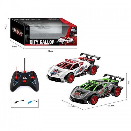 Машина на радиоуправлении 7035-4(48)2 цвета, акум. 3,7 V, пульт 27 MHz, подсветка, парогенератор