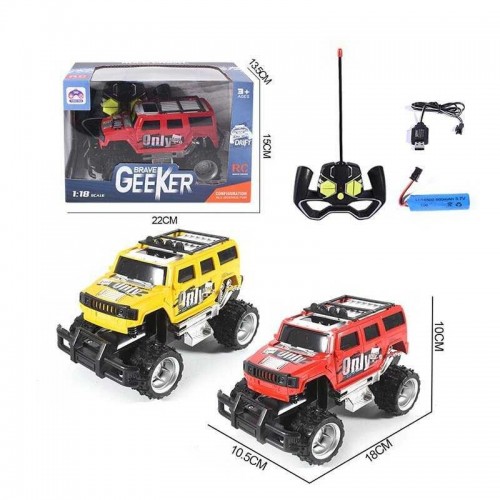 Джип на радиоуправлении TY 910 (60/2) 2 цвета, аккумулятор 3.7V, пульт 27 Mhz, масштаб 1:18