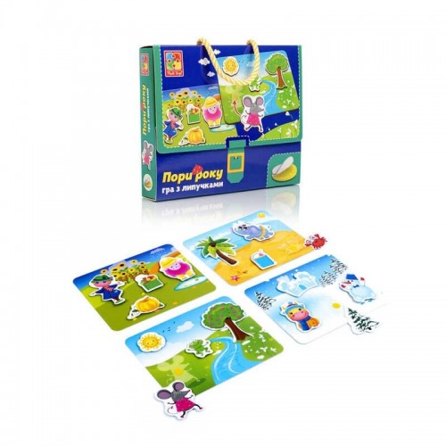 Игра настольная "Какое время года?" - VT1302-25 /укр/ (18) "Vladi Toys"
