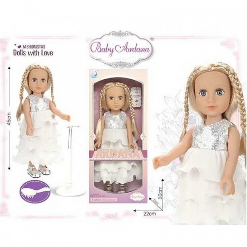 Кукла A 666 H (24/2) "Ardana", расческа, 45см