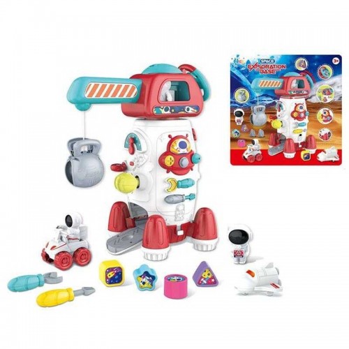 Развивающая игра 2113 (18) "Космическая станция", сортер, трещотка Развивающая игра 2113 (18) "Космическая станция", сортер, трещотка