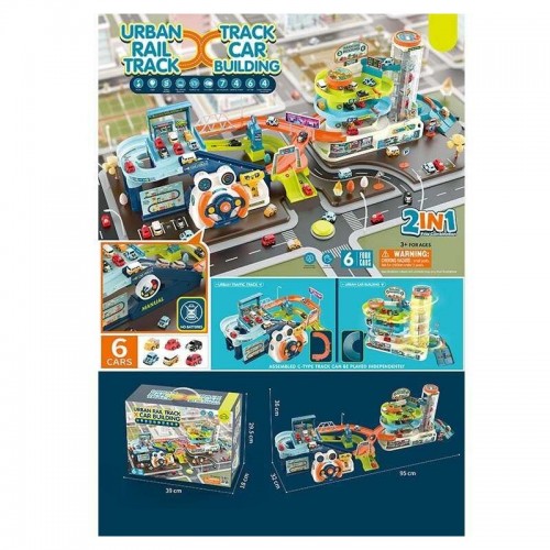 Парковка T 103-55 Y (6) кермо на батарейках, пісні англ. мовою, звукові ефекти, автоматичний ліфт Парковка T 103-55 Y (6) кермо на батарейках, пісні англ. мовою, звукові ефекти, автоматичний ліфт